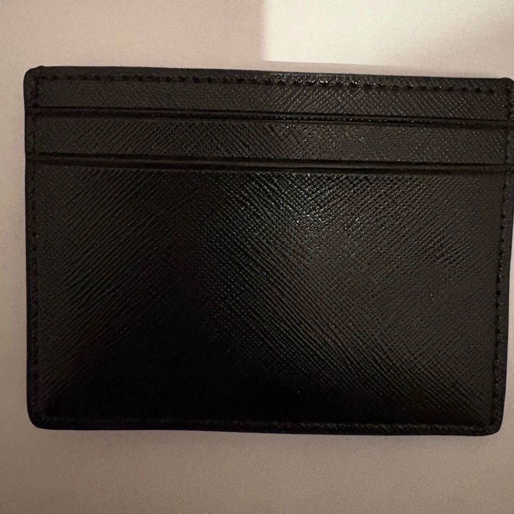 Kate Spade Black Leather Card‎ Case